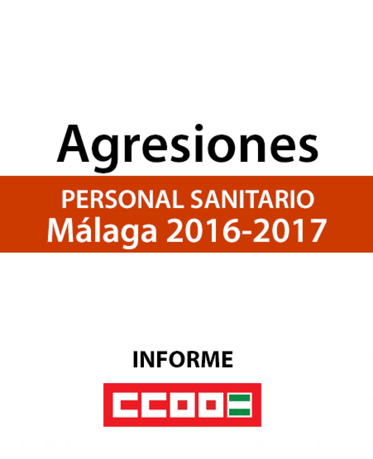 Portada del informe sobre agresiones al personal sanitario en Málaga y Andalucía
